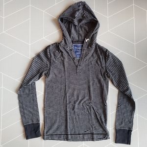 American Eagle Hooded Long Sleeve Shirt